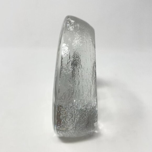 Mats Jonasson Baby Fawn Signed Lead Crystal Swedish Art Glass Paperweight - Picture 4 of 10